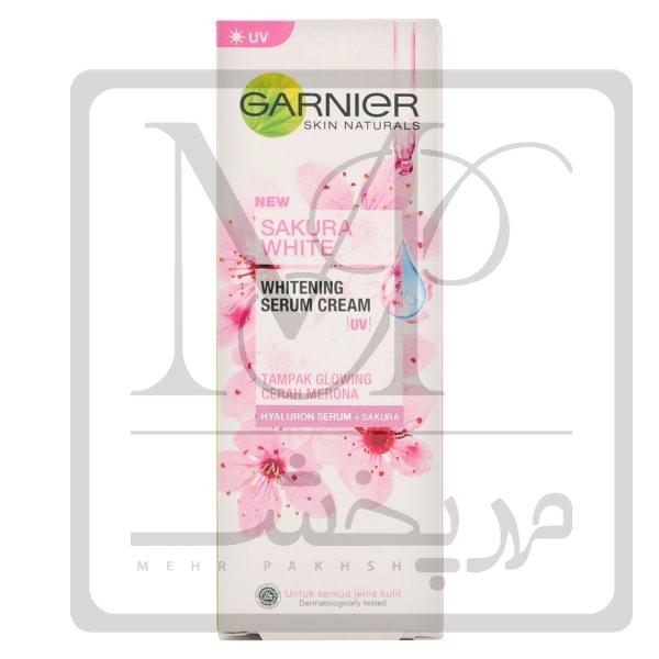 گارنیر سرم کرمی روشن کننده شکوفه های گیلاس