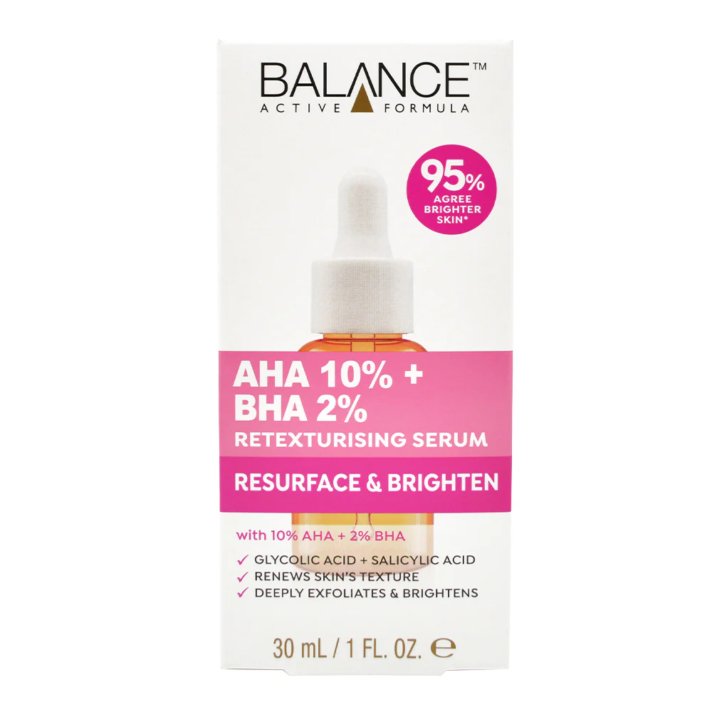 سرم پیلینگ و لایه بردار AHA10% و BHA2% بالانس