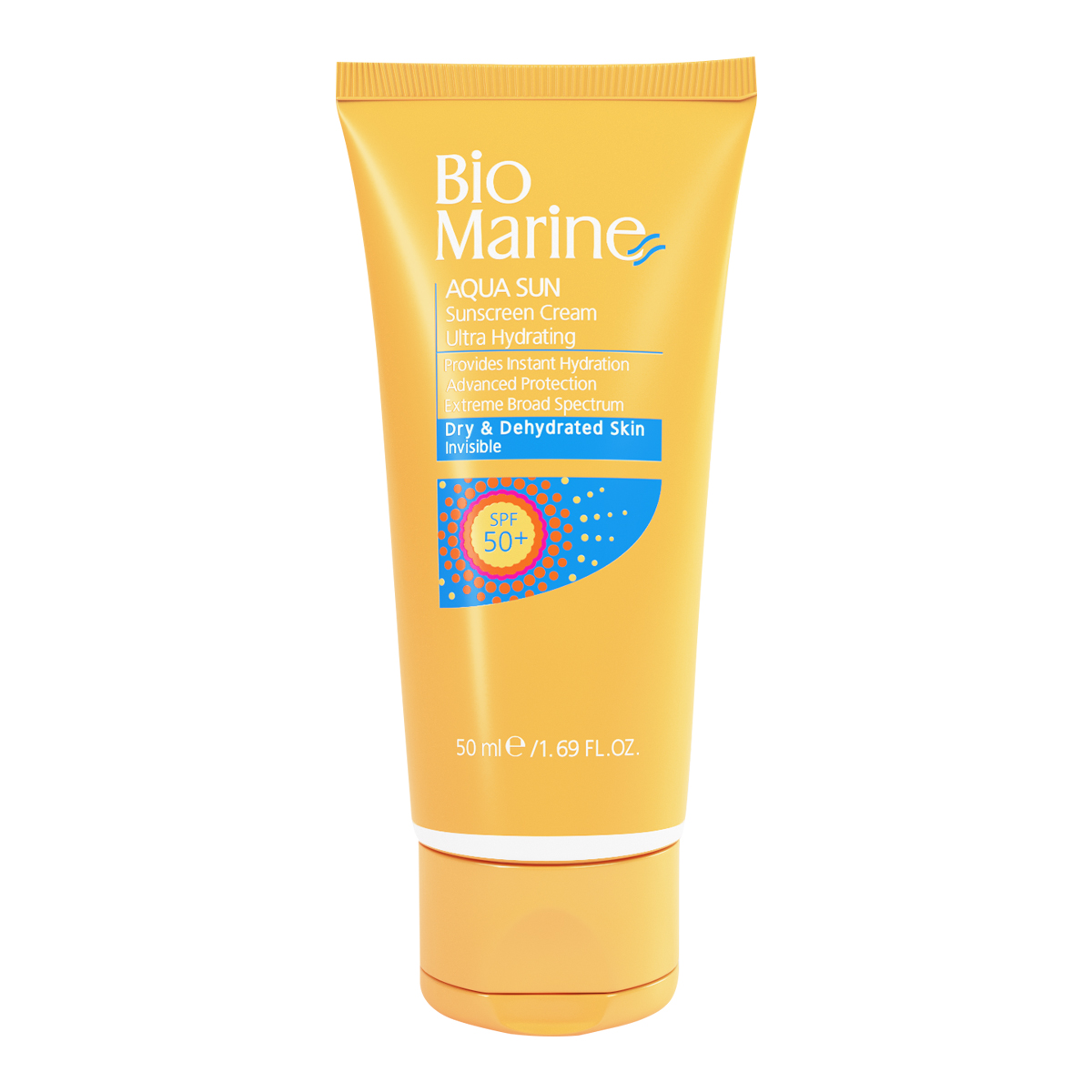 کرم ضدافتاب رطوبت رسان spf 50 پوست خشک بایومارین