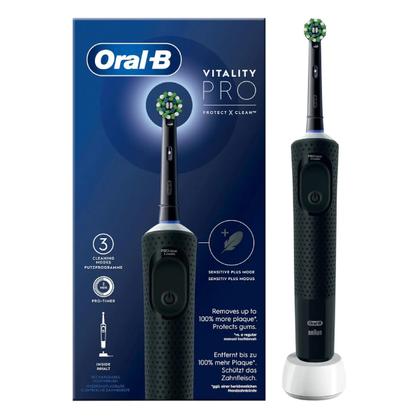 اورال بی مسواک برقی VITALITY PRO PROTECT X CLEAN مشکی