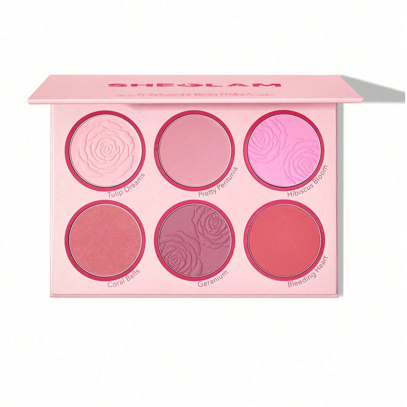 شیگلم پالت رژ گونه FLORAL FLUSH رنگ Blushing Bouquet