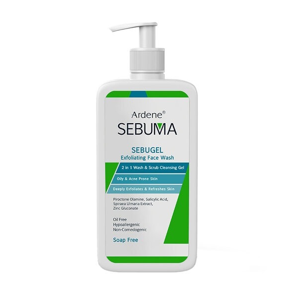 آردن سبوما ژل شوینده و ساینده پوست چرب 